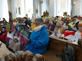 Diözesale Aussendung der Sternsinger im Hohen Dom zu Fulda (Foto:Karl-Franz Thiede)